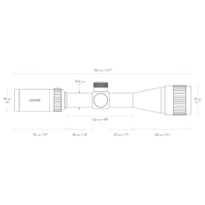 LUNETA HAWKE VANTAGE 3-9X40 SFP MIL DOT